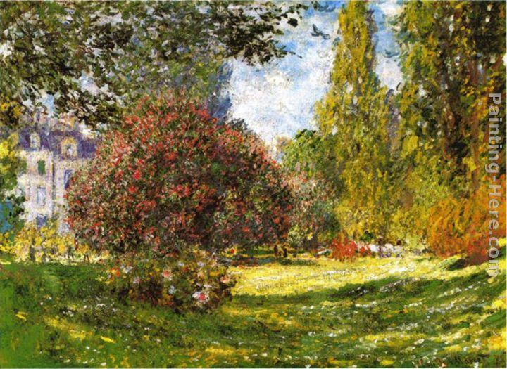 Claude Monet The Park at Monceau
